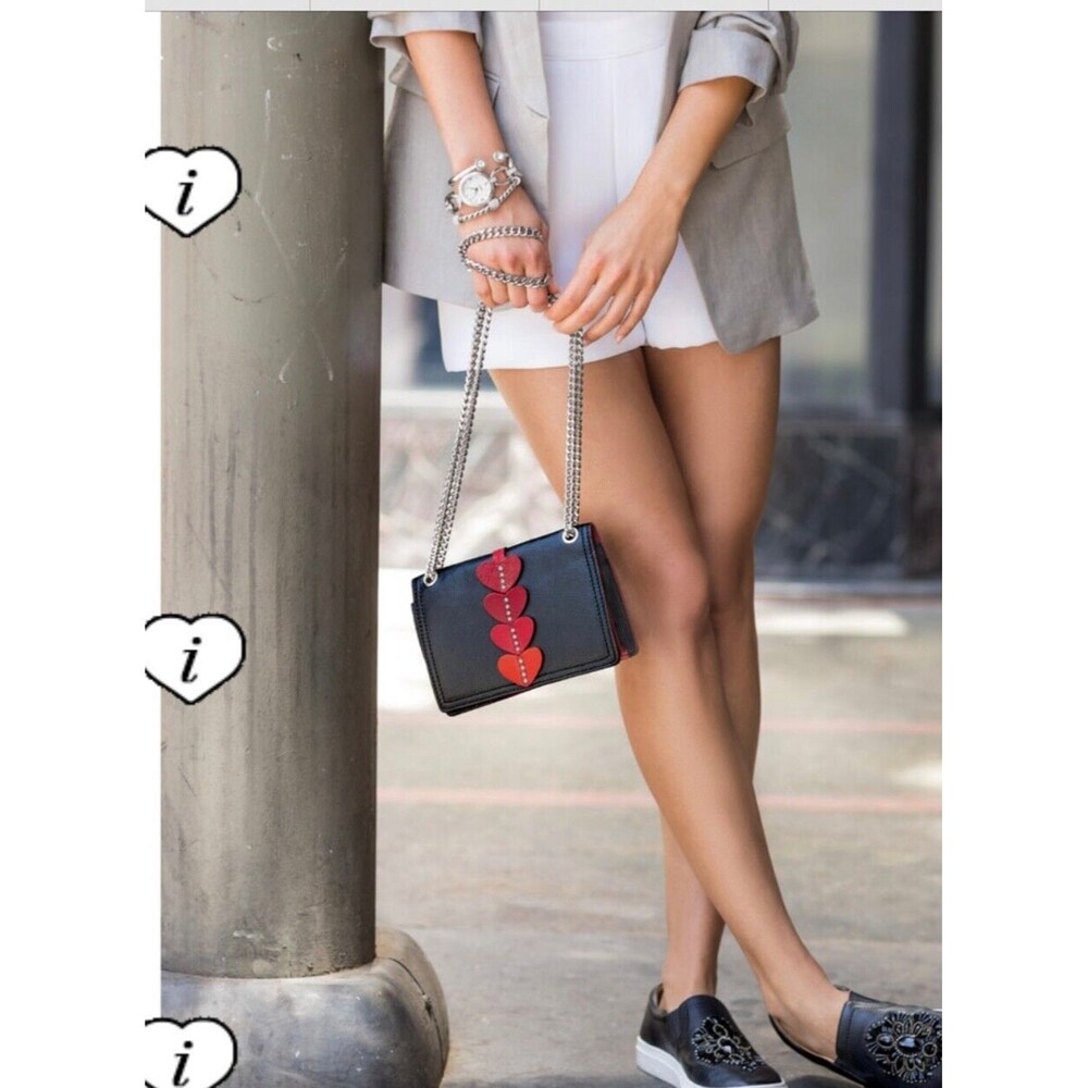 Brighton Amore Flap Crossbody Hearts Bag - Perfect Valentine Gift MSRP $195